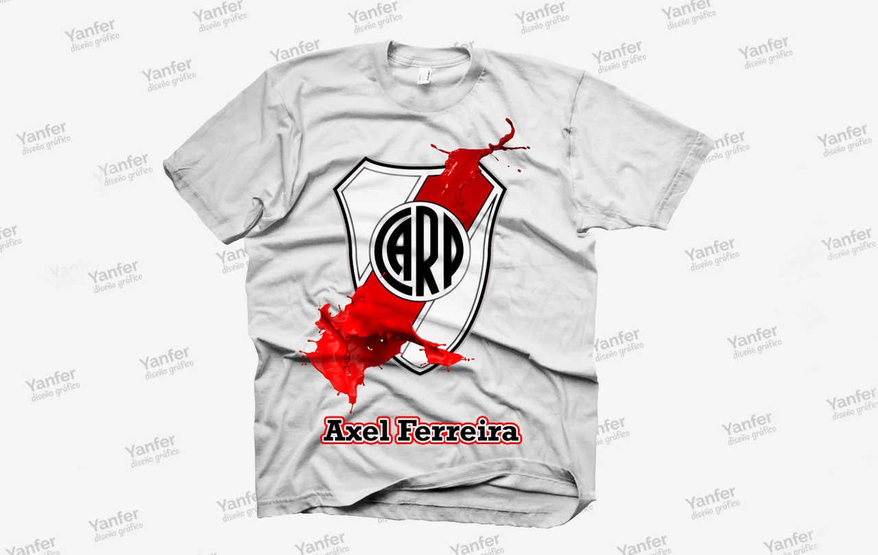 Remera sublimada equipos de futbol